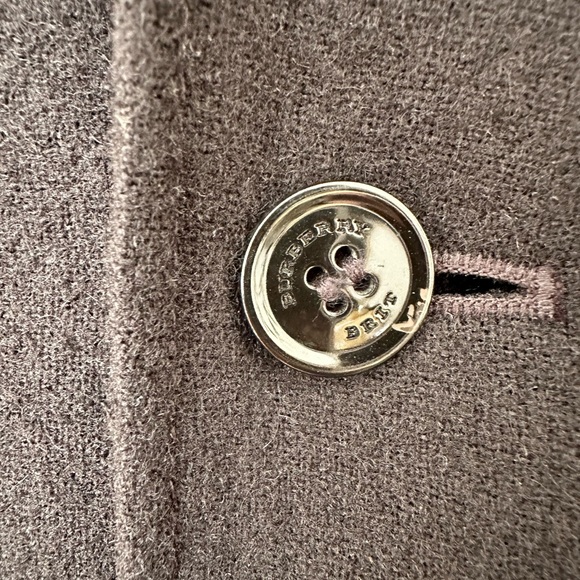 Burberry Brit Black Blazer Wool Blend Size S - Picture 10 of 16